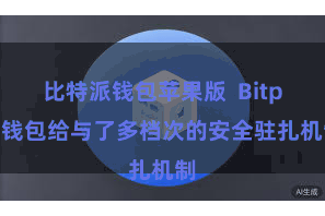 比特派钱包苹果版  Bitpie钱包给与了多档次的安全驻扎机制