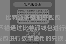 比特派多链加密钱包  用户不错通过比特派钱包进行数字货币的兑换、交往