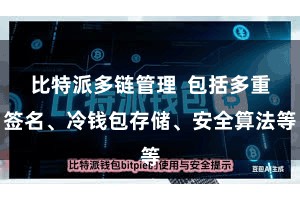 比特派多链管理  包括多重签名、冷钱包存储、安全算法等